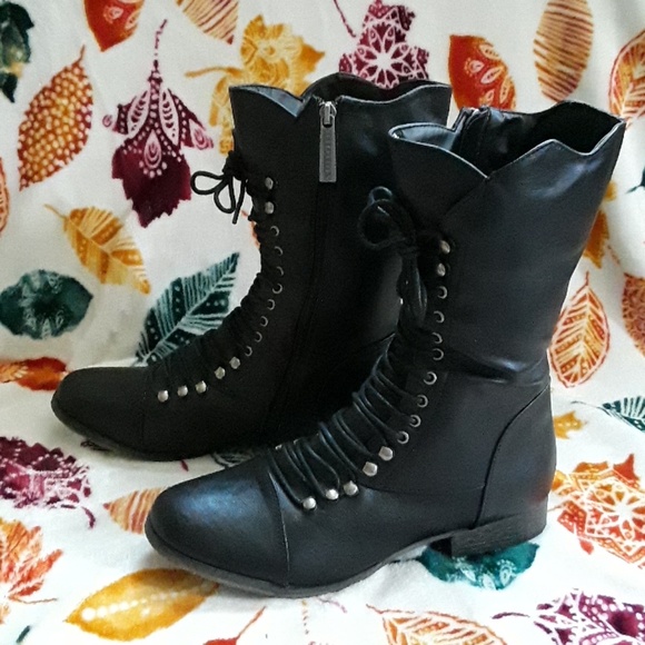 Breckelles Shoes - BRECKELLE'S COMBAT BOOTS